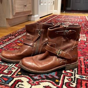 Leather Ugg Booties